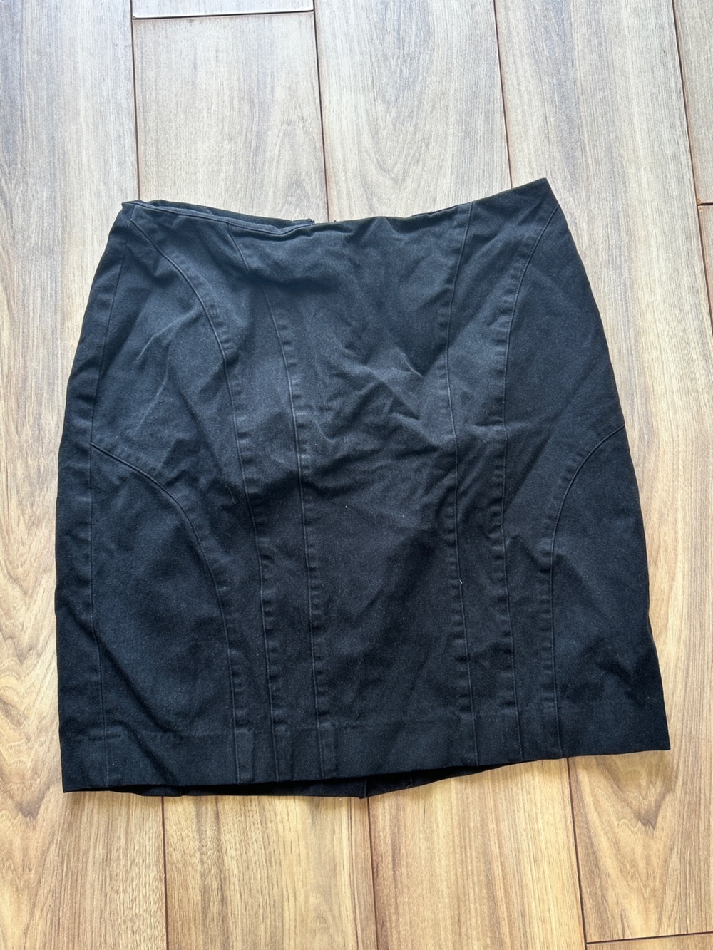 Banana Republic Black Panelled Mini Skirt
